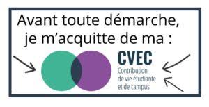 Lien pour s'acquitter de la CVEC sur etudiant.gouv.