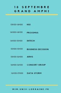 Rencontres entreprise M Info Programme 18-sept 23